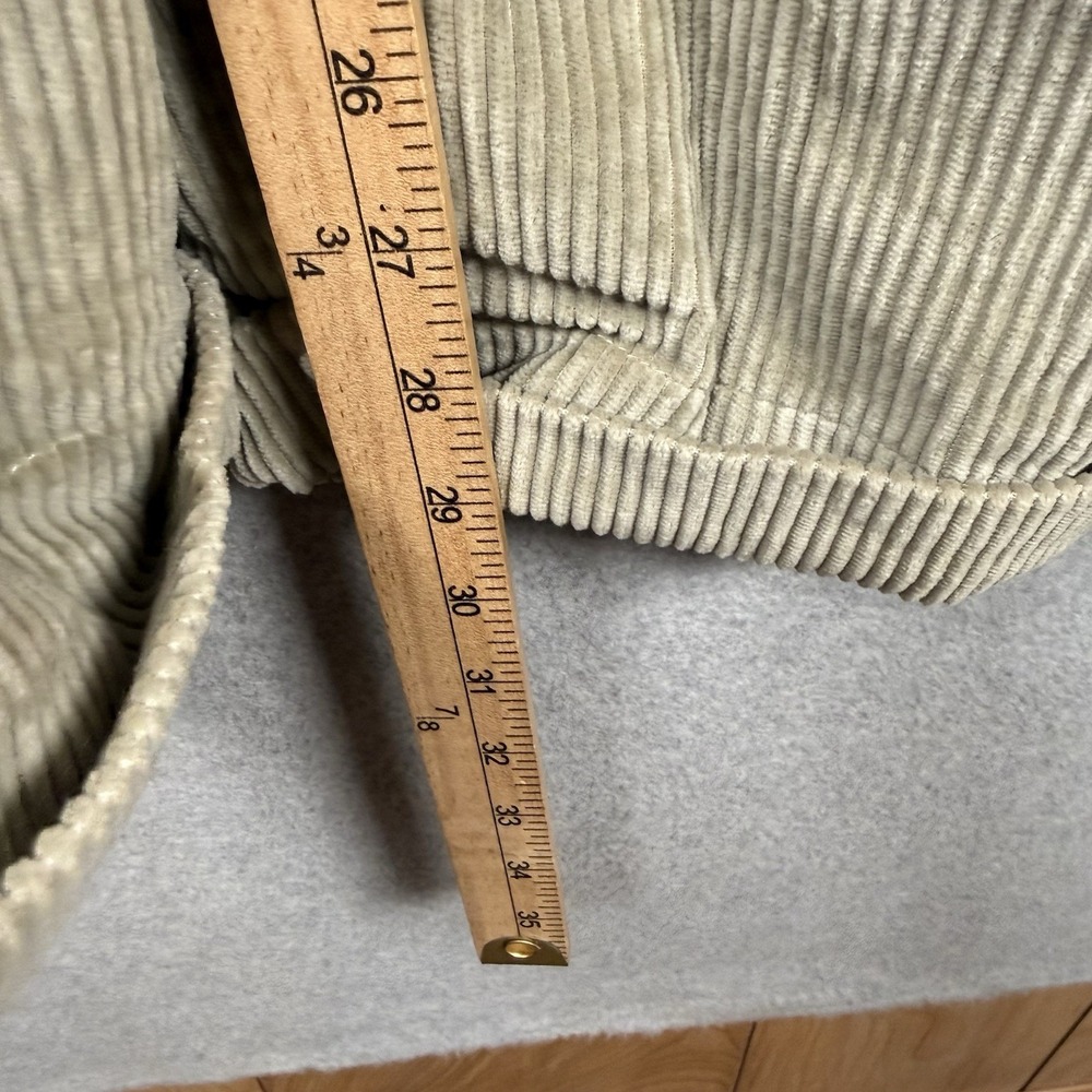 Gap Corduroy Pants Womens 6 Khaki Beige Loose Fit Baggy Vintage - Picture 6 of 8